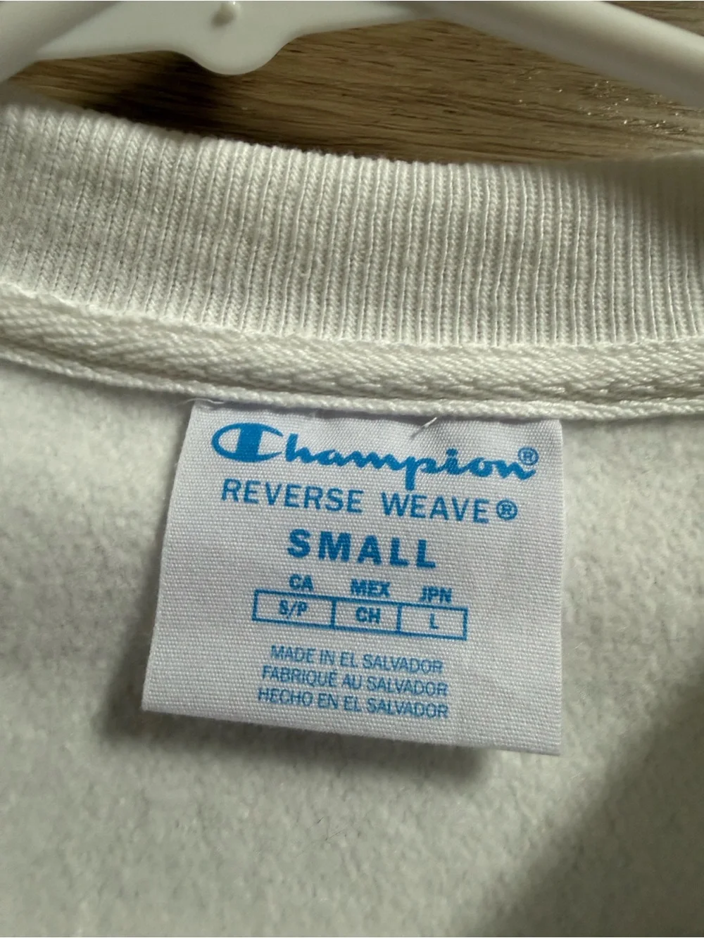 NWOT Champion White Crewneck Sweatshirt with Multicolor Nashville Embroidery - Picture 4 of 6
